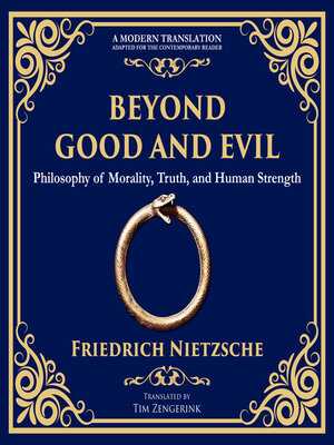 cover image of Beyond Good and Evil